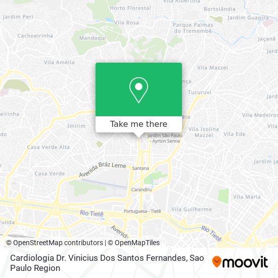 Cardiologia Dr. Vinicius Dos Santos Fernandes map