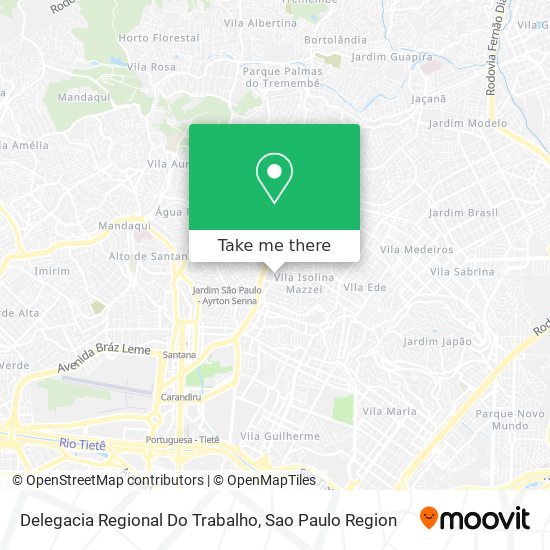 Delegacia Regional Do Trabalho map