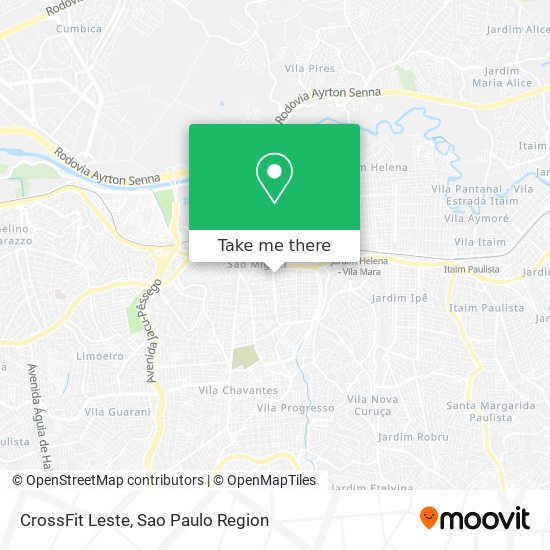 CrossFit Leste map