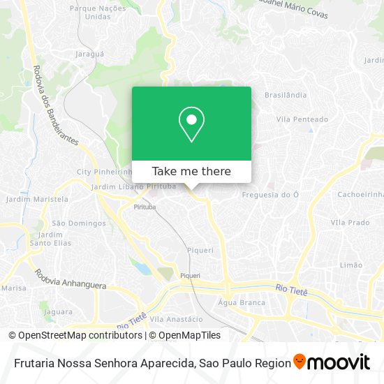 Frutaria Nossa Senhora Aparecida map