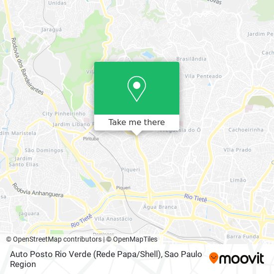 Auto Posto Rio Verde (Rede Papa / Shell) map