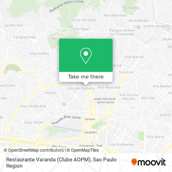 Restaurante Varanda (Clube AOPM) map