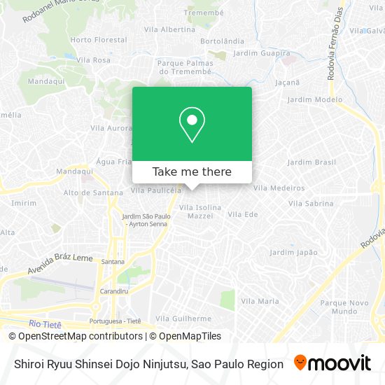 Shiroi Ryuu Shinsei Dojo Ninjutsu map