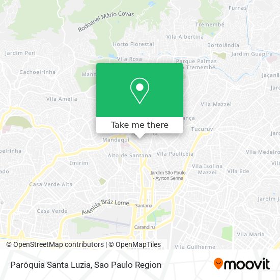 Paróquia Santa Luzia map