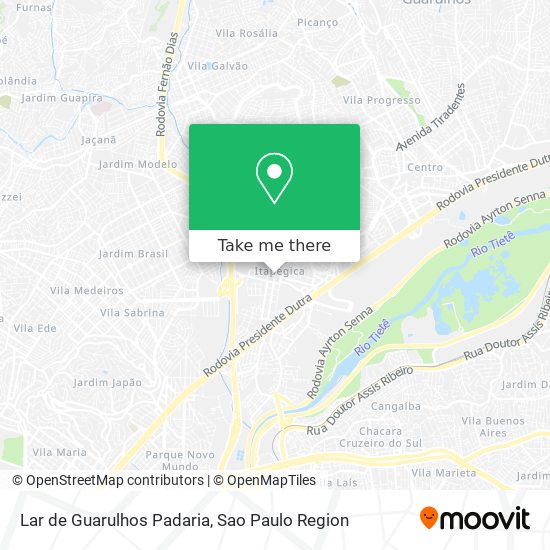 Mapa Lar de Guarulhos Padaria