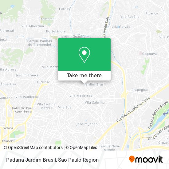 Padaria Jardim Brasil map