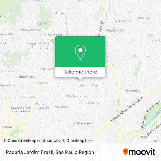 Padaria Jardim Brasil map