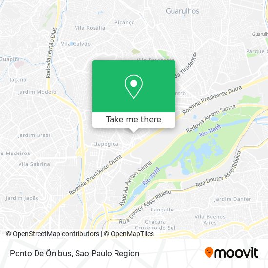 Mapa Ponto De Ônibus