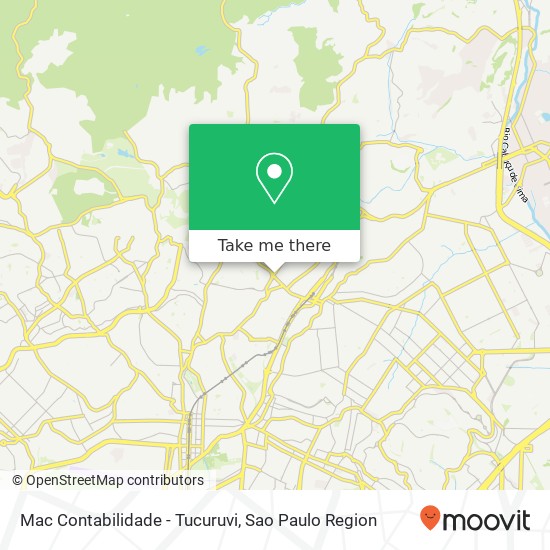 Mac Contabilidade - Tucuruvi map
