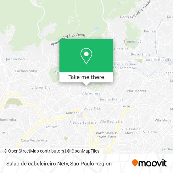 Salão de cabeleireiro Nety map