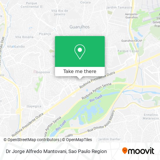 Dr Jorge Alfredo Mantovani map