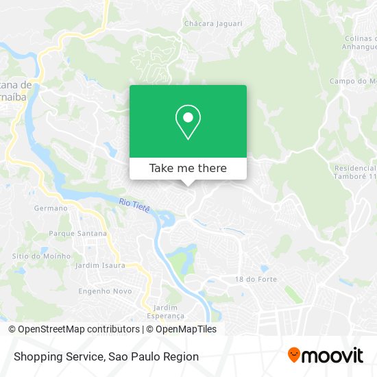 Shopping Service map