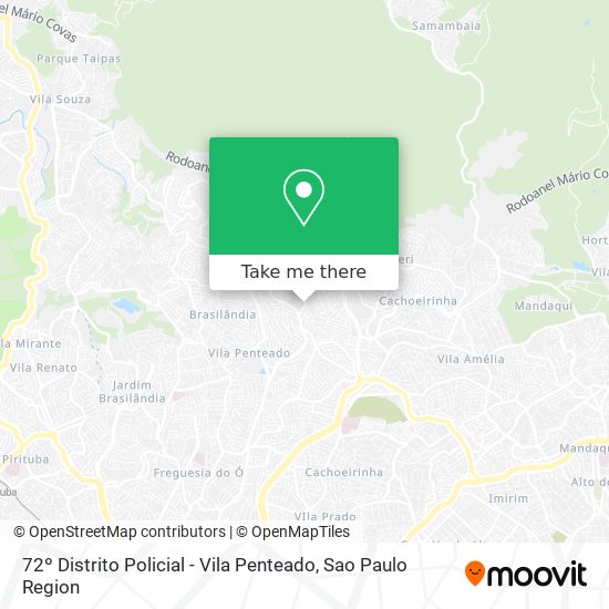 72º Distrito Policial - Vila Penteado map