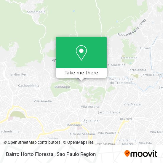 Bairro Horto Florestal map