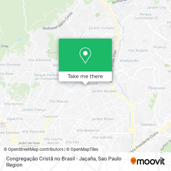 Congregação Cristã no Brasil - Jaçaña map