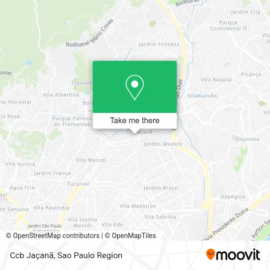Ccb Jaçanã map