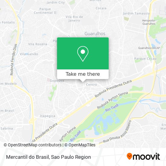Mercantil do Brasil map