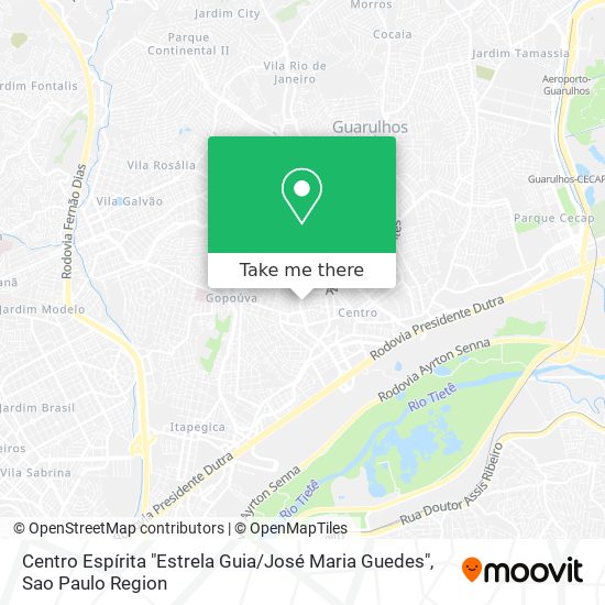 Centro Espírita "Estrela Guia / José Maria Guedes" map