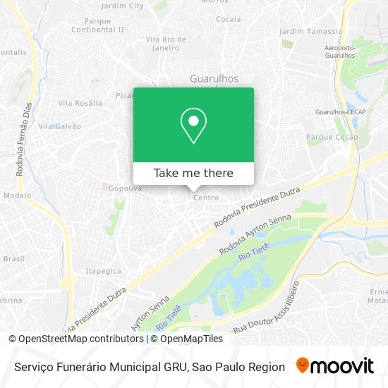 Serviço Funerário Municipal GRU map