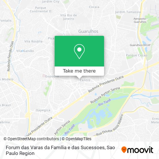 Forum das Varas da Família e das Sucessoes map