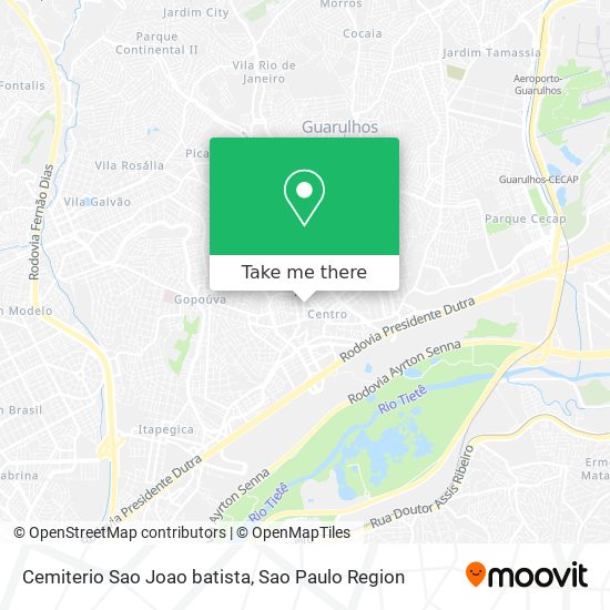 Cemiterio Sao Joao batista map