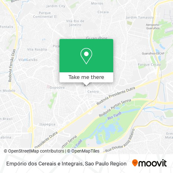 Empório dos Cereais e Integrais map