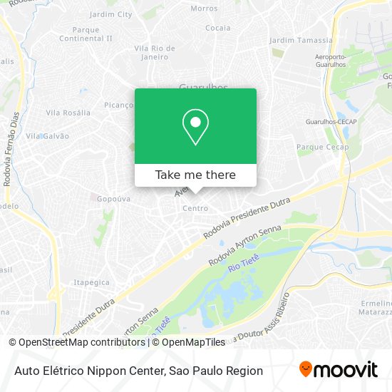Auto Elétrico Nippon Center map