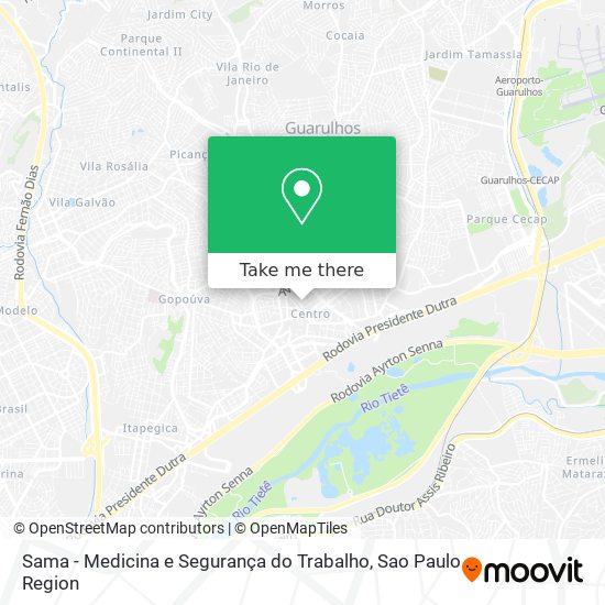 Sama - Medicina e Segurança do Trabalho map