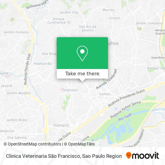 Clinica Veterinaria São Francisco map