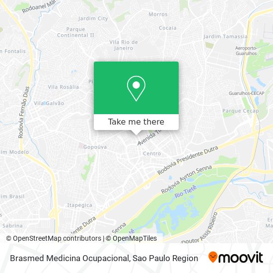 Brasmed Medicina Ocupacional map