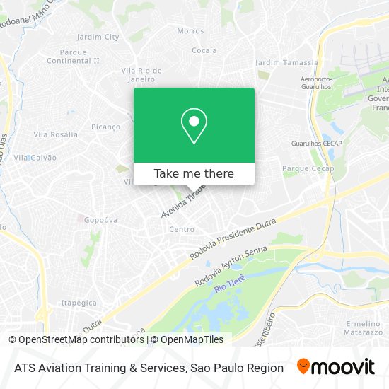 ATS Aviation Training & Services map