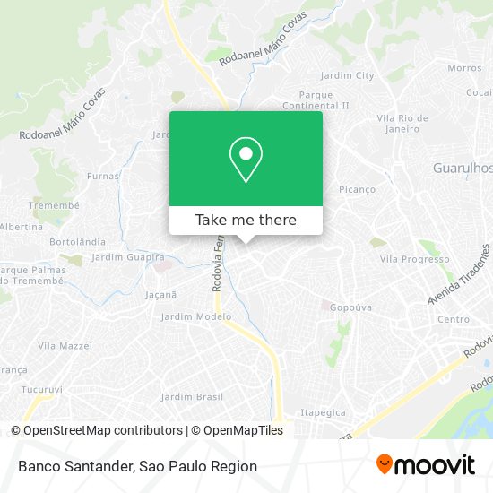 Banco Santander map