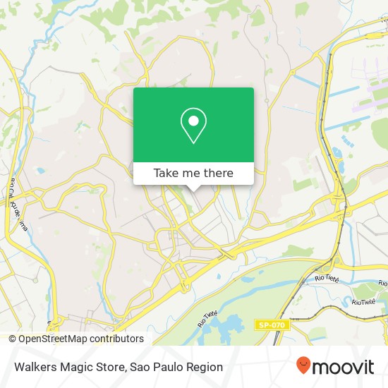 Walkers Magic Store map