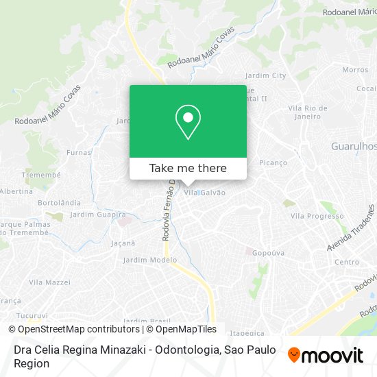 Dra Celia Regina Minazaki - Odontologia map