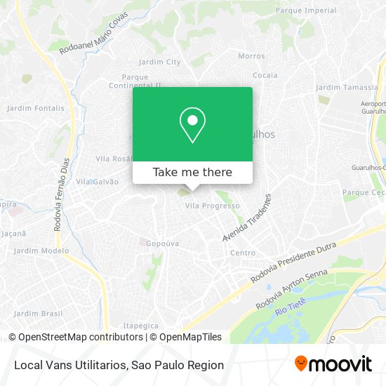Local Vans Utilitarios map