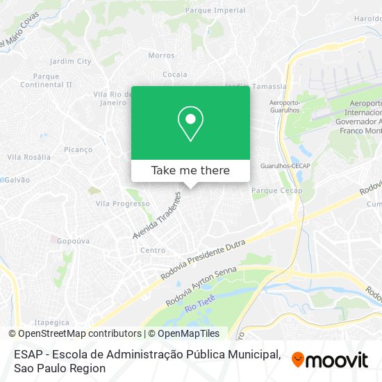 ESAP - Escola de Administração Pública Municipal map