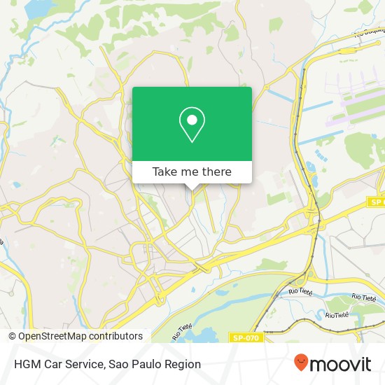Mapa HGM Car Service