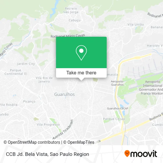 CCB Jd. Bela Vista map