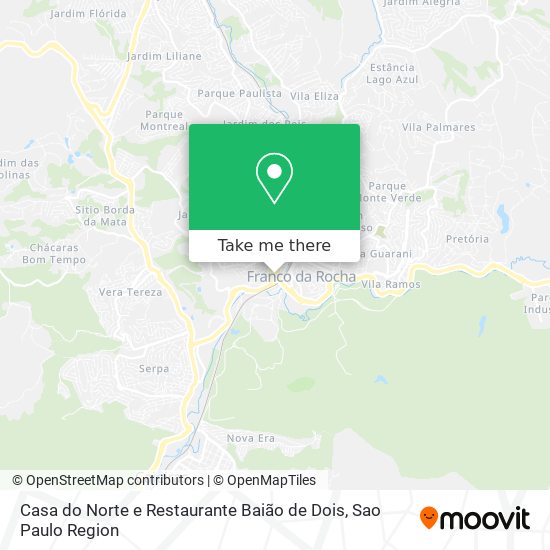 Casa do Norte e Restaurante Baião de Dois map