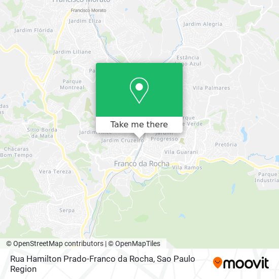 Rua Hamilton Prado-Franco da Rocha map