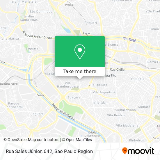 Rua Sales Júnior, 642 map