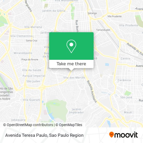 Avenida Teresa Paulo map