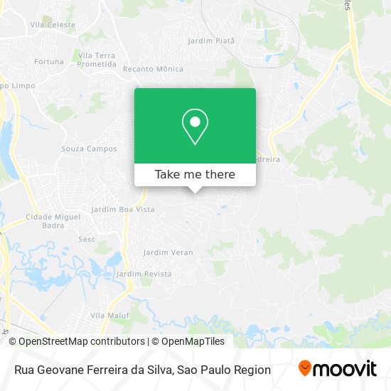 Rua Geovane Ferreira da Silva map