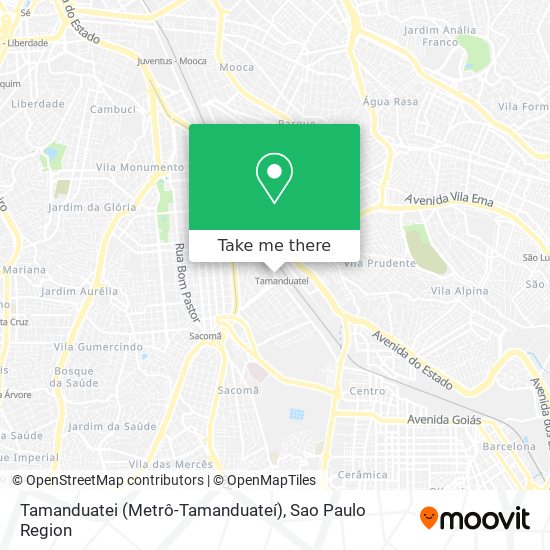 Tamanduatei (Metrô-Tamanduateí) map