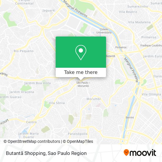 Butantã Shopping map