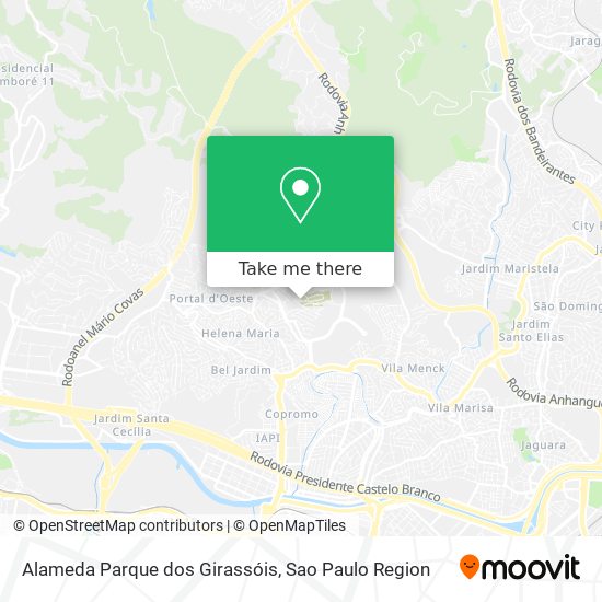 Alameda Parque dos Girassóis map