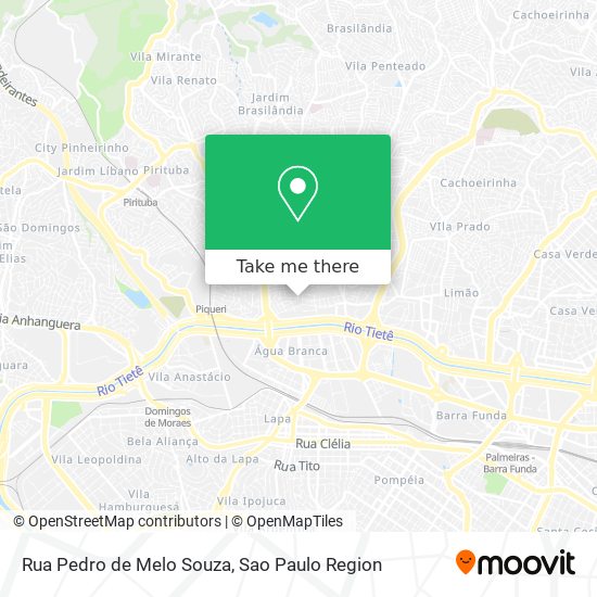 Rua Pedro de Melo Souza map