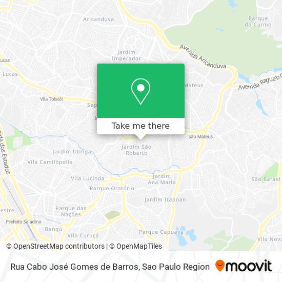 Rua Cabo José Gomes de Barros map