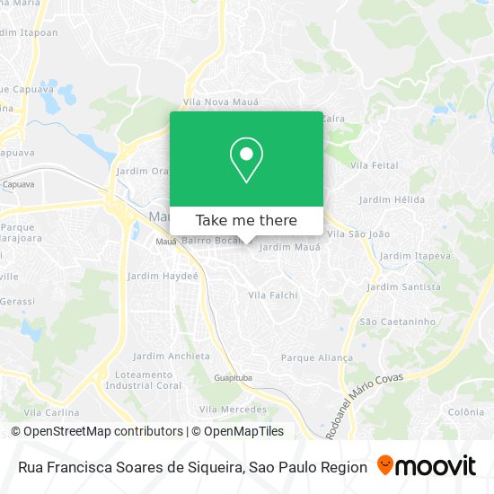 Rua Francisca Soares de Siqueira map
