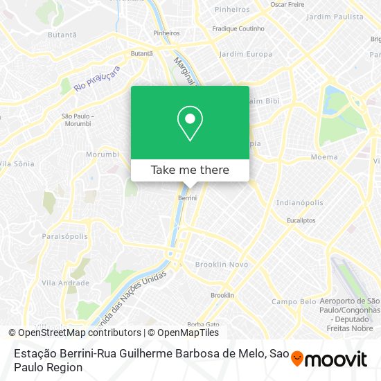 Estação Berrini-Rua Guilherme Barbosa de Melo map